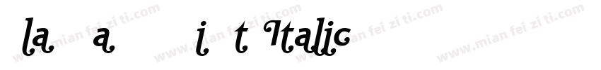 Ela Swashes Light Italic PDF字体转换